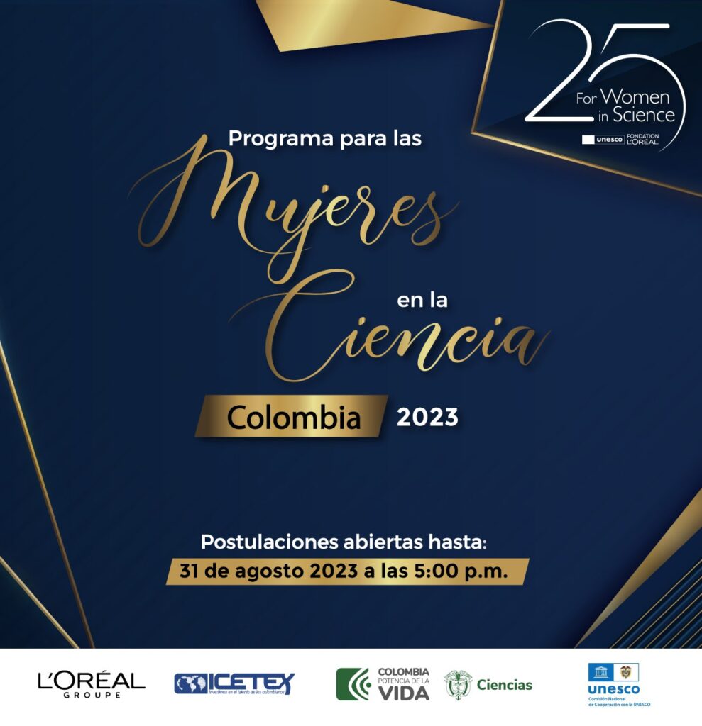 Programa para las Mujeres en la Ciencia – Colombia 2023