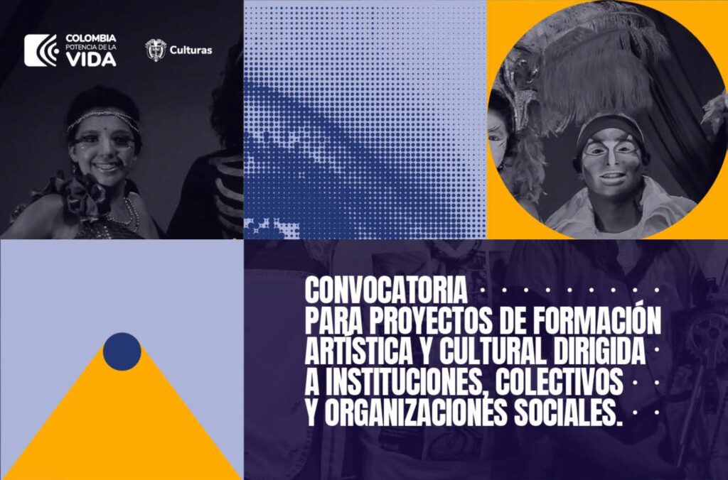 Convocatoria para Proyectos de formación artística y cultural dirigida a instituciones, colectivos y organizaciones sociales