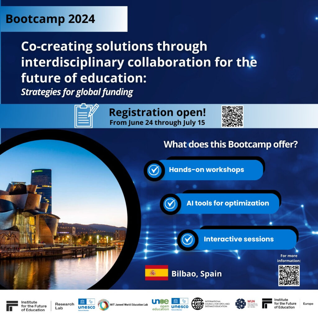 Bootcamp Co-creación de soluciones a través de la colaboración interdisciplinar para el futuro de la educación: Estrategias para una financiación mundial