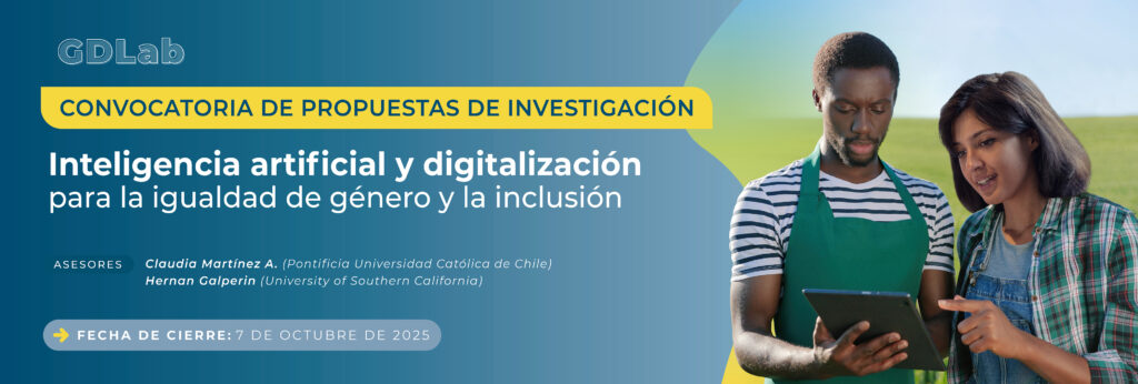 Convocatoria Inteligencia artificial y digitalización para la igualdad de género y la inclusión